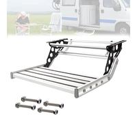 Feiphla Gradino Pieghevole Manuale in Alluminio, Estraibile, Abbassabile, per Camper, Gradini Elettrici Automatici/Manuali per Camper, con Luce, per Camper, Roulotte 1Step-Manual