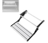 Feiphla Gradino Pieghevole Manuale in Alluminio, Estraibile, Abbassabile, per Camper, Gradini Elettrici Automatici/Manuali per Camper, con Luce, per Camper, Roulotte 1Step-Automatic(LED)