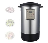Feiphla Yogurtiera Greca, Yogurtiera Probiotica da 12l/18l con Timer E Display A LED E Contenitore Interno in Acciaio Inox, per Preparare Dessert Fatti in Casa 12L