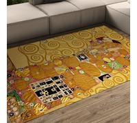 FEIPUHOME Art Tappeto per interni romantico astratto Adempimento Famosa pittura Stampa tappeti per camera da letto sala da pranzo soggiorno davanti al camino a pelo basso 180x280cm
