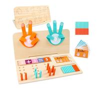 Feirdhoo Giochi Montessori 3 Anni, Giocattolo di Apprendimento della Matematica Montessori per Bambini di 3 4 5 6 Giocattolo Educativi Regalo Natale o di Compleanno per Bambini Bambina