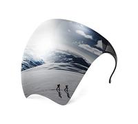 FEISEDY Occhiali da Sole Antiappannamento Occhiali-stile Visiera Protettiva Face Shield Occhiali da Sole con Protezione per il Viso Uomo Donna Grandi B2781