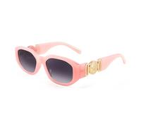 FEISEDY Occhiali da Sole Rettangolari Vintage Occhiali da Donna Retrò Anni 90 Piccoli Occhiali Quadrati Stretti con Protezione UV400 B2322