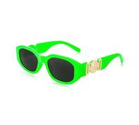FEISEDY Occhiali da Sole Rettangolari Vintage Occhiali da Donna Retrò Anni 90 Piccoli Occhiali Quadrati Stretti con Protezione UV400 B2322