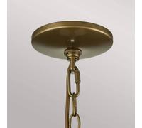 FEISS Lampada a sospensione da esterno Redding Station M, color ottone FEISS