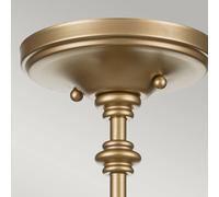 FEISS Lampada a sospensione Pickering Lane, a 3 luci, ottone FEISS