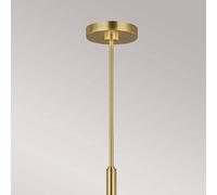 FEISS Lampadario Brianna, 6 luci, ottone brunito FEISS