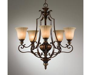 FEISS Lampadario Kelham Hall, 5 luci FEISS
