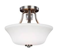 FEISS Plafoniera distanziata Evington, nichel FEISS