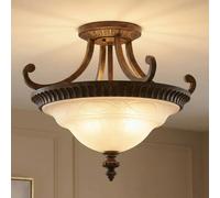Elstead Lighting Drawing Room lampada a soffitto, E27 2 luci, FE-DRAWING-ROOM-SFA, Drawing Room [Lampade per Interni > Lampade a Soffitto]