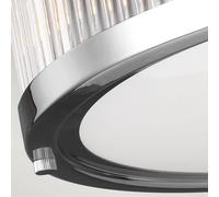 FEISS Plafoniera LED Paulson IP44 cromo Ø 38,1 cm FEISS