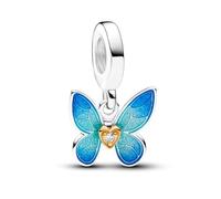 Feitery Libellule Charm Giorno di Natale Bead Bracciale Regalo di Natale Ciondolo da Donna Argento