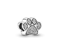 Feitery - Rose charm compatibile con i bracciali, gioielli per l’estate, vetro Murano, per donna