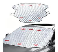 Feithmonic Parasole Auto Parabrezza Esterno, Coprisole Auto Parabrezza Anteriore, Copertura per Parabrezza con Magneti, Protezione UV Estate, Anti Calore, Pieghevole, Universale per SUV,193×157×126 cm