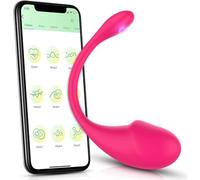 FEIYI Vibratore Bluetooth, dildo vibratore con telecomando app, giocattolo sessuale per la donna, 10 modalità, vibratore da donna, punto G, giocattolo sessuale