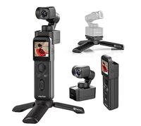 Feiyu Pocket 3 Combo [ufficiale] Action Camera stabilizzata senza fili staccabile a 3 assi, 12 MP, FOV 130°, CMOS da 1/2,3", video 4K 60, magnetico, tracciamento AI, per sport/moto/viaggi (telecomando