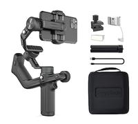 Feiyu SCORP Mini-P Kit [Ufficiale] Gimbal Smartphone, Stabilizzatore per Smartphone con 3 assi, VLOG, YouTube e TikTok Video Stabilizzatore con Undersung Rear Grip - Nero