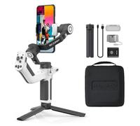 FeiyuTech Kit ufficiale SCORP MINI-P Impugnatura con giunto cardanico portatile a 3 assi per smartphone iPhone 15Pro Samsung con treppiede carico 520 g Black Kit