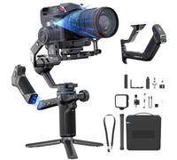 FeiyuTech SCORP 3 KIT, Stabilizzatore Fotocamera 3 assi per Canon/Sony/Panasonic/Nikon/Fujifilm, Carico utile di 5.51lbs, Controllo Bluetooth, Riprese verticali native,Schermo Tattile