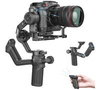 FeiyuTech SCORP 3 Stabilizzatore cardanico per fotocamera, sensore di tracciamento AI integrato e telecomando staccabile, stabilizzatore per fotocamera con carico utile da 3,5kg con touch screen