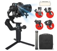 FeiyuTech SCORP Mini 2 Kit Stabilizzatore per Fotocamera con Tracciamento AI, luce di Riempimento, All-in-1 Gimbal Stabilizzatore per Sony/Canon/Nikon/Panasonic/Action Camera/smartphone