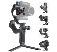 FeiyuTech SCORP Mini 2 Stabilizzatore cardanico per telefono con fotocamera portatile All-in-One a 3 assi per Sony GoPro iPhone 15 AI Tracker Mini 2 Black White