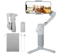 FeiyuTech VB 4SE Stabilizzatore per smartphone, Gimbal Smartphone con 3 Assi, Giunto cardanico pieghevole per registrazione video, Controllo gesti, compatibile con iPhone e Android