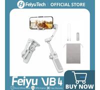 FeiyuTech VB4 Kit Stabilizzatore per Smartphone Face Tracking Luce di riempimento Gimbal per telefono a 3 assi Bastone selfie incorporato Portatile iPhone16
