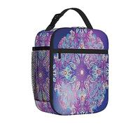 feiyuzhang Borsa termica per il pranzo a tema Cosmos, per donne e uomini, lavoro, yoga e cosmo, riutilizzabile, morbida e a prova di perdite, per adulti, ufficio, pranzo, adatta per viaggi, picnic