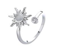 Feizikaw Anello Donna Anello regolabile con di decompressione Compressione Anelli girevoli con creativo (B, One Size)