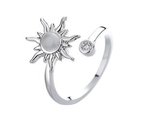 Feizikaw Anello Donna Anello regolabile con di decompressione Compressione Anelli girevoli con creativo