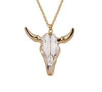 Feizikaw Catenina Uomo Ciondolo e ciondoli per collana da con a forma di a forma di design lusso con catena clavicola semplice (As shows, One Size)