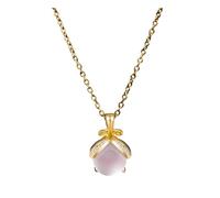Feizikaw Collana Acciaio Collana da donna Idee originali per ragazze adolescenti Natale per donne Collana di compleanno per figlia mamma sorella amica (Gold, One Size)