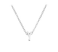 Feizikaw Collezione pendentif Delicate collane in argento con iniziali da donna Collane in argento da donna AZ 26 con iniziale dell'alfabeto per gioielli per ragazze adolescenti (Y, One Size)