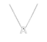 Feizikaw Collezione pendentif Delicate collane in argento con iniziali da donna Collane in argento da donna AZ 26 con iniziale dell'alfabeto per gioielli per ragazze adolescenti (A, One Size)