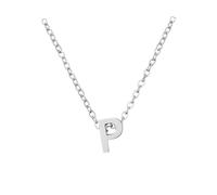 Feizikaw Collezione pendentif Delicate collane in argento con iniziali da donna Collane in argento da donna AZ 26 con iniziale dell'alfabeto per gioielli per ragazze adolescenti