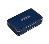 Feizikaw Contenitori per Alimenti a doppia da 24 strati di distribuzione portatile per sette giorni per promemoria per tre pasti al giorno di immagazzinaggio di grande capacità (Blue, One Size)