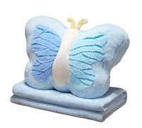 Feizikaw Cuscino in memory foam, a forma di animale, morbido e confortevole, decorativo, per divano, San Valentino, Pasqua (blu, 42 x 30 cm)
