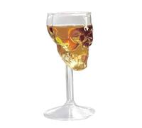 Feizikaw Fantasmi di Halloween Tazza alta di Halloween, bicchiere da whisky, vetro resistente, tazza da bar, tè, ristorante (Clear, 11. 5x6x6cm)