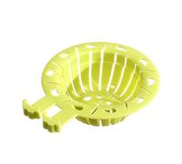 Feizikaw Gocciolatoio Lavello Filtro per acqua per la filtrazione degli avanzi di cibo in cucina, rete di scarico anti-intasamento con maniglia per un facile sollevamento (Green, 13.5X10.5X3.5CM)