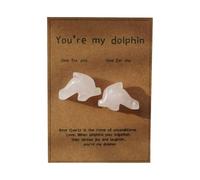 Feizikaw Ornamento da Scrivania Grazioso pinguino di quarzo rosa: sei il mio pinguino per sempre e un pensiero di amicizia per la persona amata o un'amicizia lui o lei (3cm)