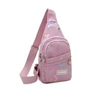 Feizikaw Zainetto Gita Bambino Una borsa a tracolla leggera, casual, alla moda, versatile e da viaggio (Purple, One Size)