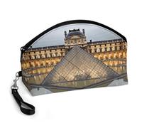 FekiLoot Beauty case con museo del Louvre a Parigi | Piccola borsa cosmetica da viaggio per le donne organizer portatile estetica per accessori da viaggio articoli da toeletta