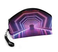 FekiLoot Borsa da toilette con luci al neon e tunnel, organizer per | Piccola borsa cosmetica da viaggio per le donne organizer portatile estetica per accessori da viaggio articoli da toeletta