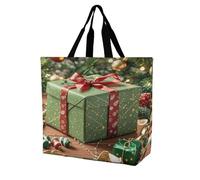 FekiLoot Borsa della spesa avvolta regalo di Natale Heavy Duty Extra Large Borsa della spesa Beach Tote Shopping Bags Multi Purpose Tote Pieghevole Riutilizzabile Borse per la spesa per il lavoro e i