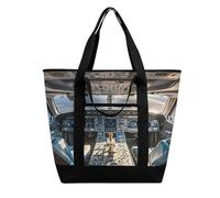 FekiLoot Borsa termica per la spesa in pozzetto isolata per aereo, borsa riutilizzabile per generi alimentari, grande capacità, a prova di perdite, borse per la spesa portatili, borsa termica