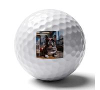 FekiLoot Bulldog francese che indossa occhiali da sole pratica palla da golf per mettere pratica e allenarsi, palla da golf con facile controllo morbido al tatto