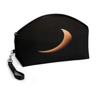 FekiLoot New Moon - Trousse per trucchi a mezza luna | Piccola borsa cosmetica da viaggio per le donne organizer portatile estetica per accessori da viaggio articoli da toeletta