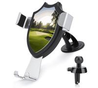 FekiLoot Supporto per telefono da auto per cruscotto, ventola, parabrezza, sensore di gravità a bloccaggio automatico, supporto per camion, rotazione di 90°, adatto per telefoni da 4 a 6 pollici