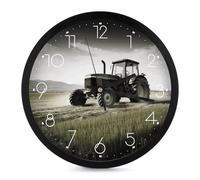 FekiLoot Trattore Agricoltura Tranquil Orologio da parete Moderno Senza ticchettio Silenzioso Orologi Rotondi Elegante Stile Semplice Decorazione Orologio Bagno Soggiorno Cucina Camera da Letto